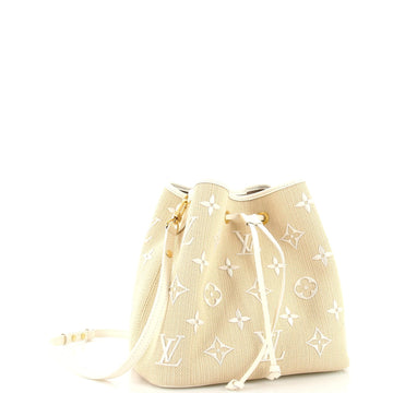 Louis Vuitton Neo Noe By The Pool Monogram Raffia MM