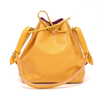 Louis Vuitto Petit Noe Yellow Epi Leather Bag