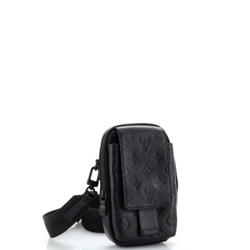 Louis Vuitton Double Phone Pouch NM Monogram Shadow Leather