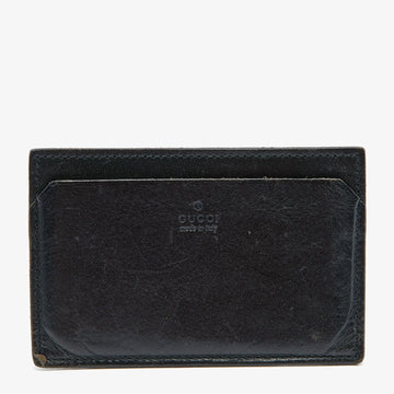 Black Leather Card Holder