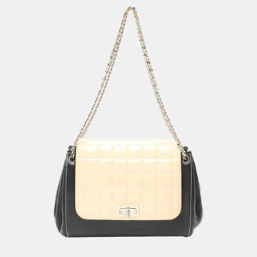Multicolor Patent Leather Chocolate Bag Flap Bag