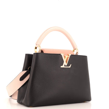 Louis Vuitton Capucines Bag Leather with Strap MM