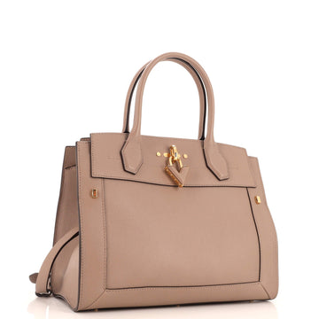 Louis Vuitton Steamer Handbag Leather MM