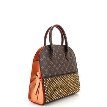 Louis Vuitton x Christian Louboutin Shopping Bag Calf Hair and Monogram Canvas