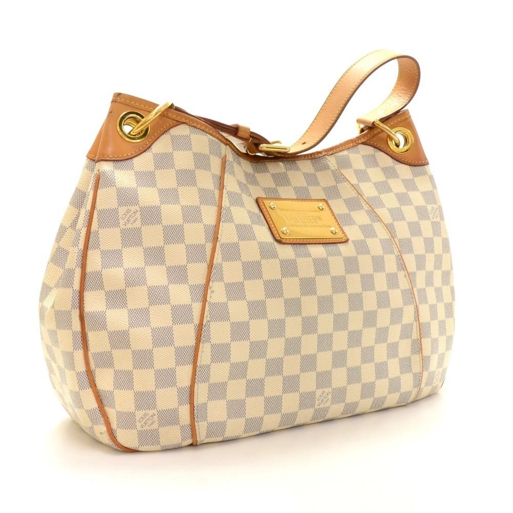 Louis Vuitto Galliera PM Damier Azur Canvas Shoulder Bag