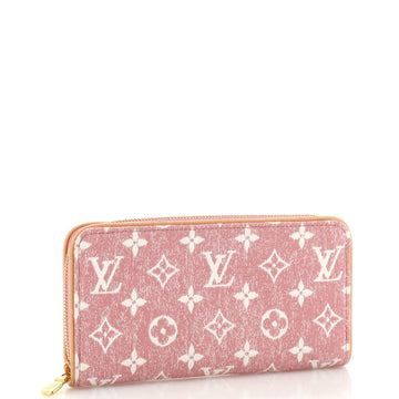 Louis Vuitton Zippy Wallet Monogram Jacquard Denim
