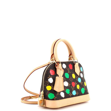 Louis Vuitton Alma Handbag Yayoi Kusama Painted Dots Monogram Canvas BB