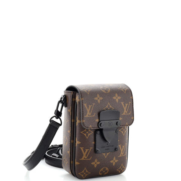 Louis Vuitton S Lock Vertical Wearable Wallet Macassar Monogram Canvas
