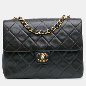 Square Classic Quilted Lambskin Flap