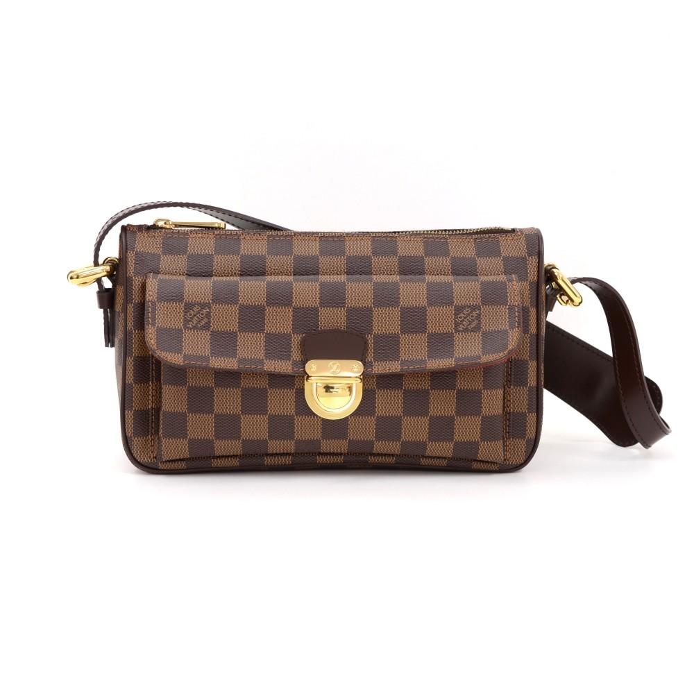 Louis Vuitto Ravello GM Damier Ebène Canvas Shoulder Bag