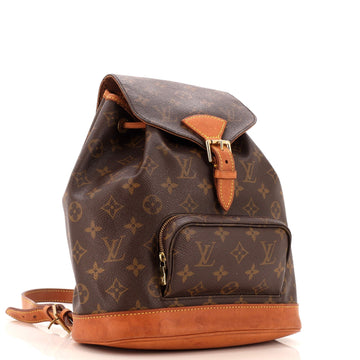 Louis Vuitton Vintage Montsouris Backpack Monogram Canvas MM