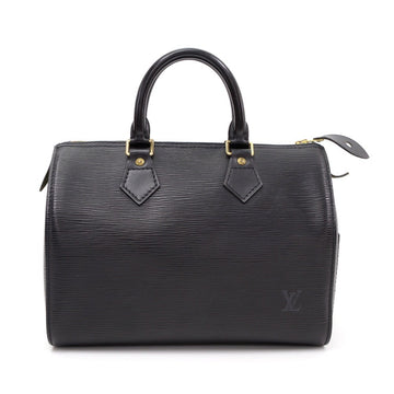 Louis Vuitto Speedy 25 Black Epi Leather Handbag