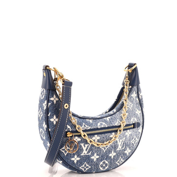 Louis Vuitton Loop Handbag Monogram Jacquard Denim