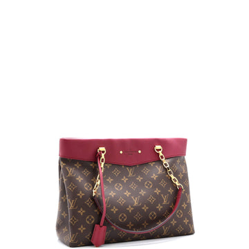 Louis Vuitton Pallas Shopper Monogram Canvas and Calfskin