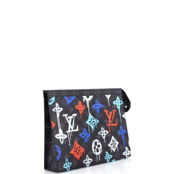 Louis Vuitton Pochette Voyage Graffiti Monogram Eclipse Canvas MM