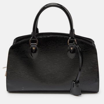 Black Electric Epi Leather Jasmine Bag