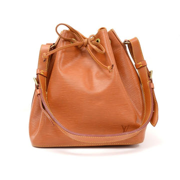 Louis Vuitto Petit Noe Orange Epi Leather Bag