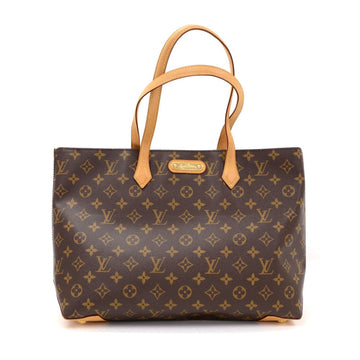 Louis Vuitto Wilshire MM Monogram Canvas Handbag