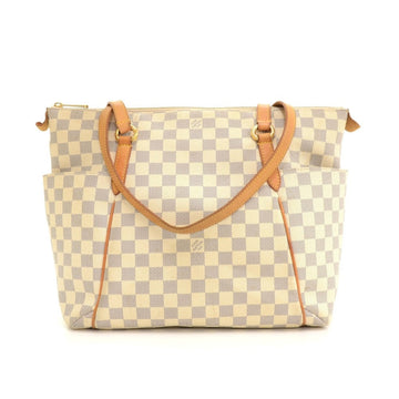 Louis Vuitto Totally MM Damier Azur Canvas Shoulder Bag