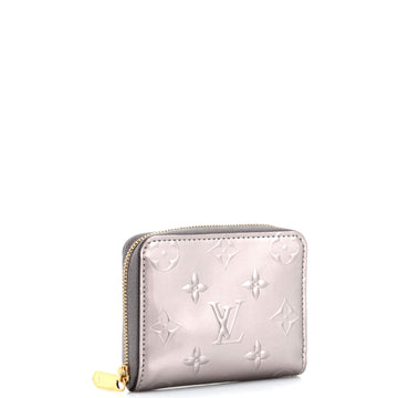 Louis Vuitton Zippy Coin Purse Metallic Monogram Vernis