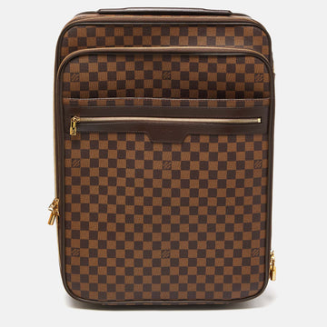 Damier Ebene Canvas Business Pegase Legere 55 Luggage