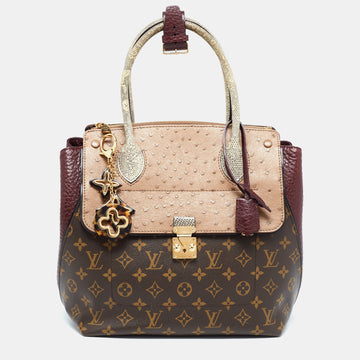 Exotique Monogram Lizard,Ostrich and Leather Limited Edition Majestueux MM Bag