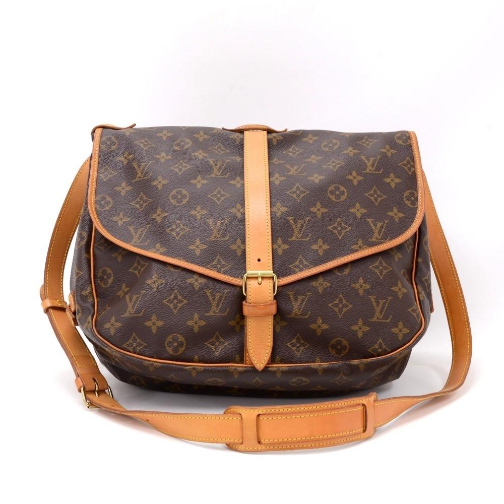 Louis Vuitto Saumur 35 Monogram Canvas Shoulder Bag