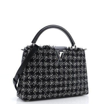 Louis Vuitton Capucines Bag Tweed PM
