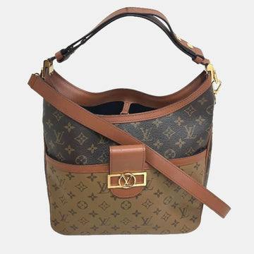 Monogram Reverse Hobo Dauphine MM Shoulder Bag