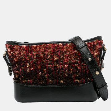 Black Small Sequin Gabrielle Crossbody