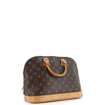 Louis Vuitton Vintage Alma Handbag Monogram Canvas PM