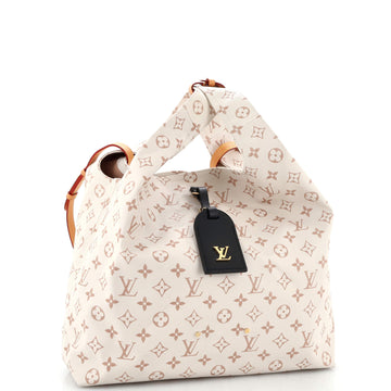 Louis Vuitton Atlantis Handbag Monogram Dune Canvas GM