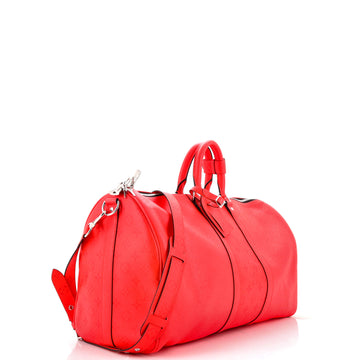 Louis Vuitton Keepall Bandouliere Bag Monogram Taigarama 50