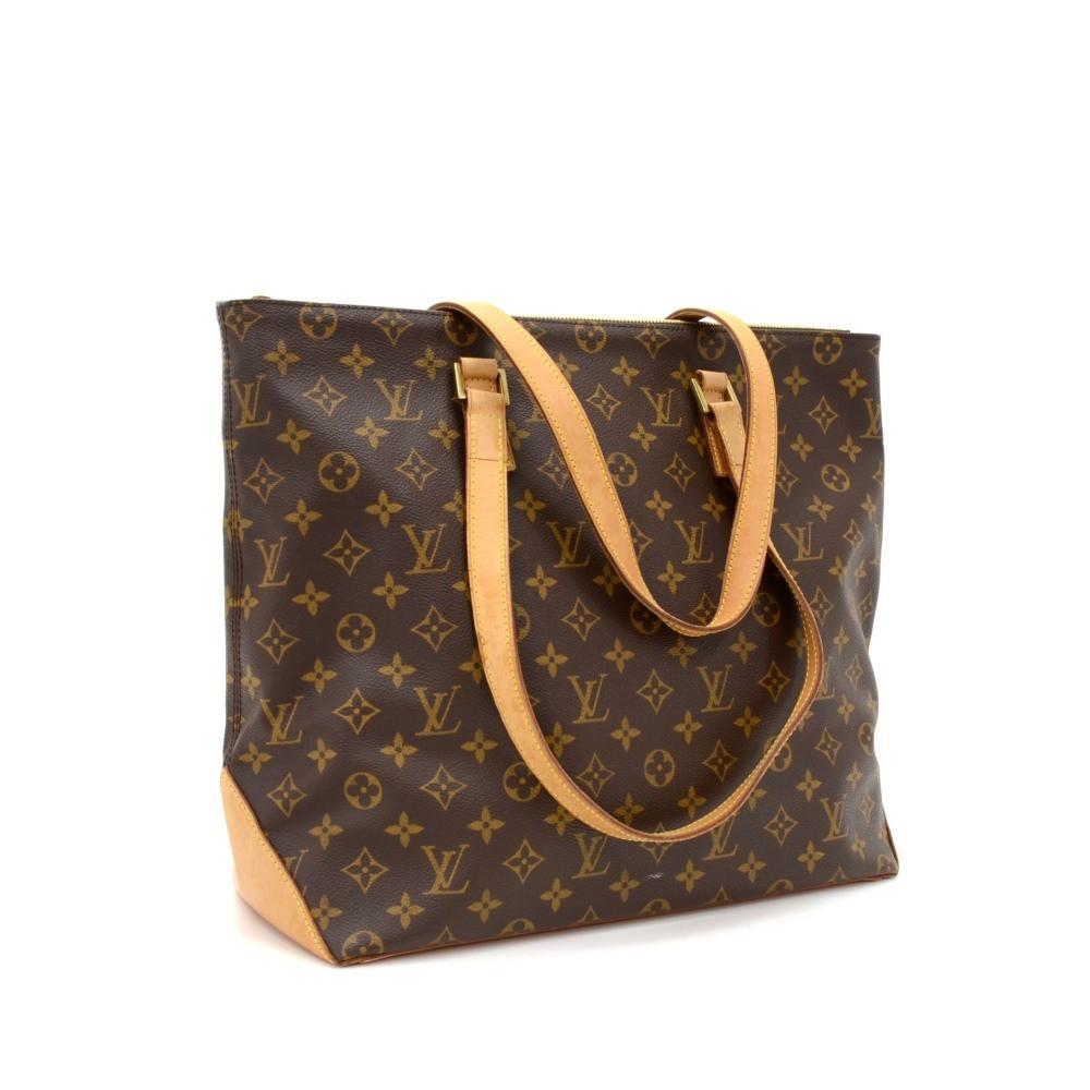 Louis Vuitto Cabas Mezzo Monogram Canvas Tote Bag