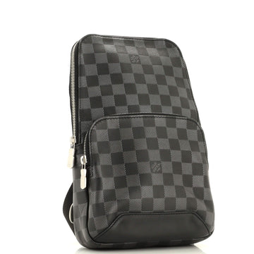 Louis Vuitton Avenue Sling Bag Damier Infini Leather