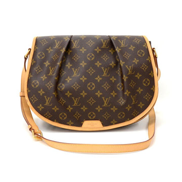 Louis Vuitto Menilmontant MM Monogram Canvas Shoulder Bag