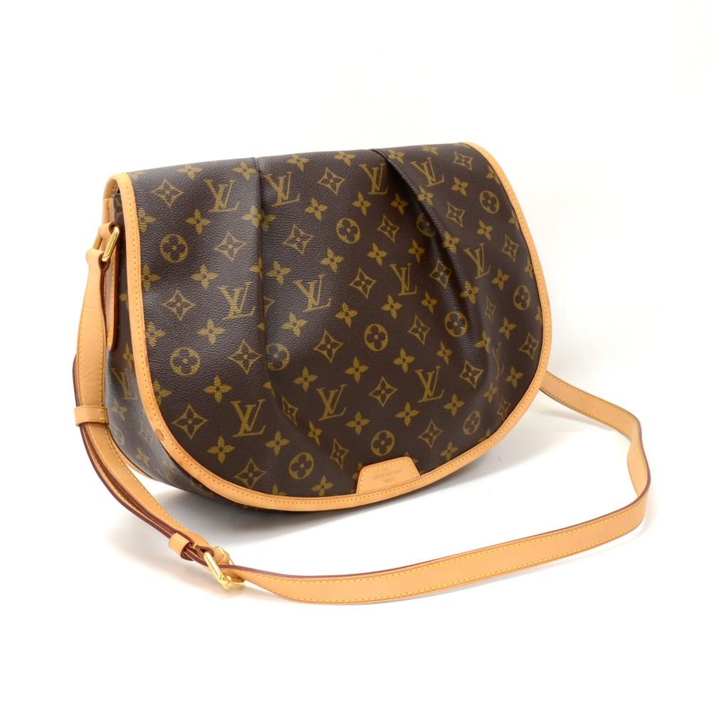 Louis Vuitto Menilmontant MM Monogram Canvas Shoulder Bag