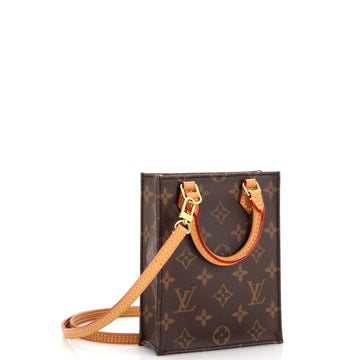Louis Vuitton Petit Sac Plat Bag Monogram Canvas