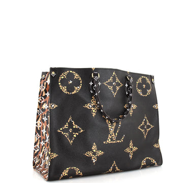 Louis Vuitton OnTheGo Tote Limited Edition Jungle Monogram Giant GM