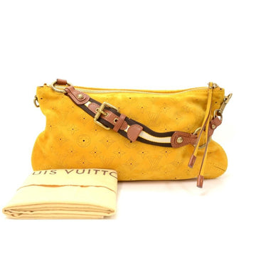 Louis Vuitto Onatah Pochette Suede Leather Shoulder Bag