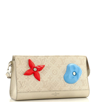 Louis Vuitton Climbing Standing Pouch Limited Edition Monogram Taurillon Leather with Acrylic