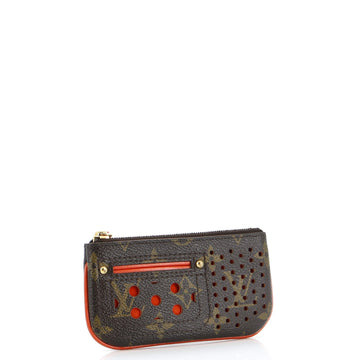 Louis Vuitton Key Pouch Perforated Monogram Canvas
