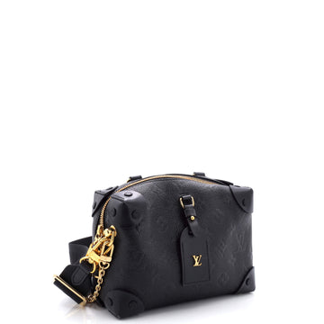 Louis Vuitton Petite Malle Souple Handbag Monogram Empreinte Leather