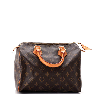 Louis Vuitton Speedy Handbag Monogram Canvas 25
