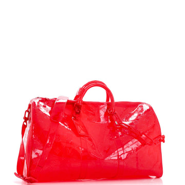 Louis Vuitton Keepall Bandouliere Bag Limited Edition Monogram PVC 50