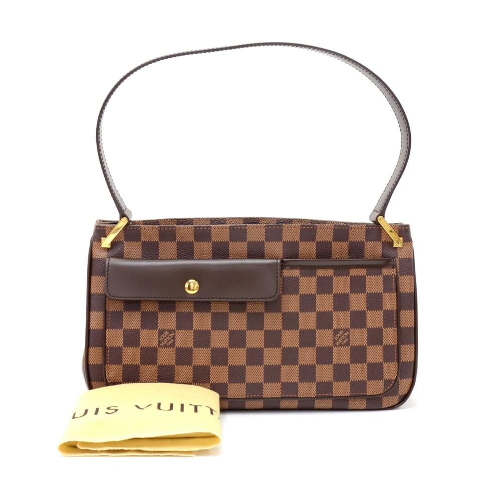 Louis Vuitto Aubagne Damier Ebène Canvas Shoulder Bag