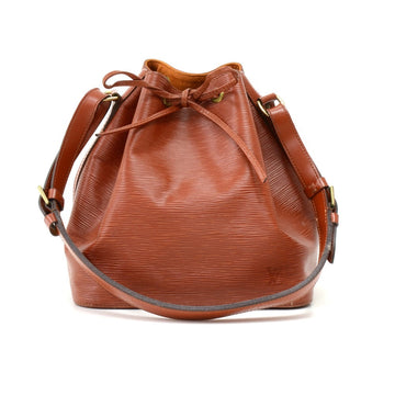 Louis Vuitto Petit Noe Dark Orange Epi Leather Bag