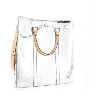 Louis Vuitton Sac Plat Bag Monogram Mirror Coated Canvas