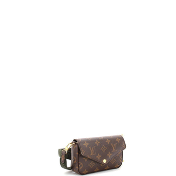 Louis Vuitton Felicie Strap & Go Handbag Monogram Canvas