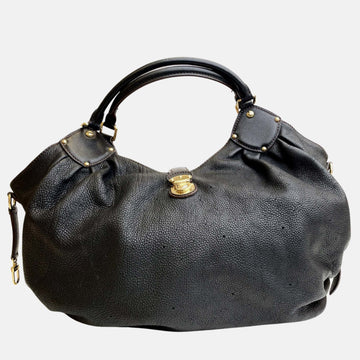 Black Leather Mahina Shoulder Bag